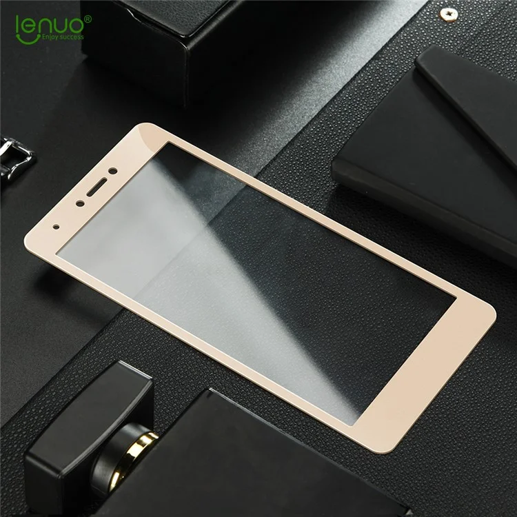 LENUO CF Series for Xiaomi Redmi Note 4X Soft Edge Full Screen Tempered Glass Screen Protector Guard - Gold