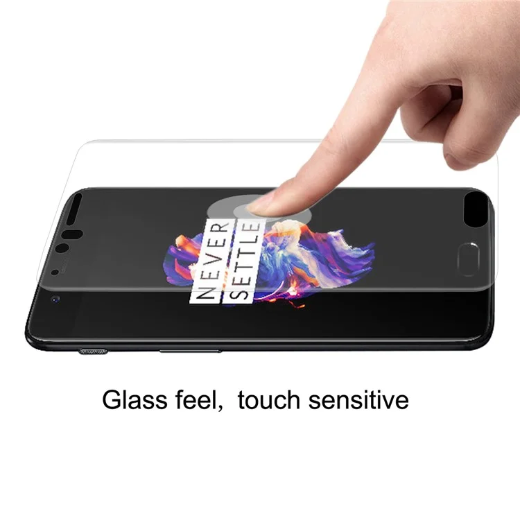 HAT PRINCE 0.1mm 3D Full Covered Soft Screen Protector for OnePlus 5