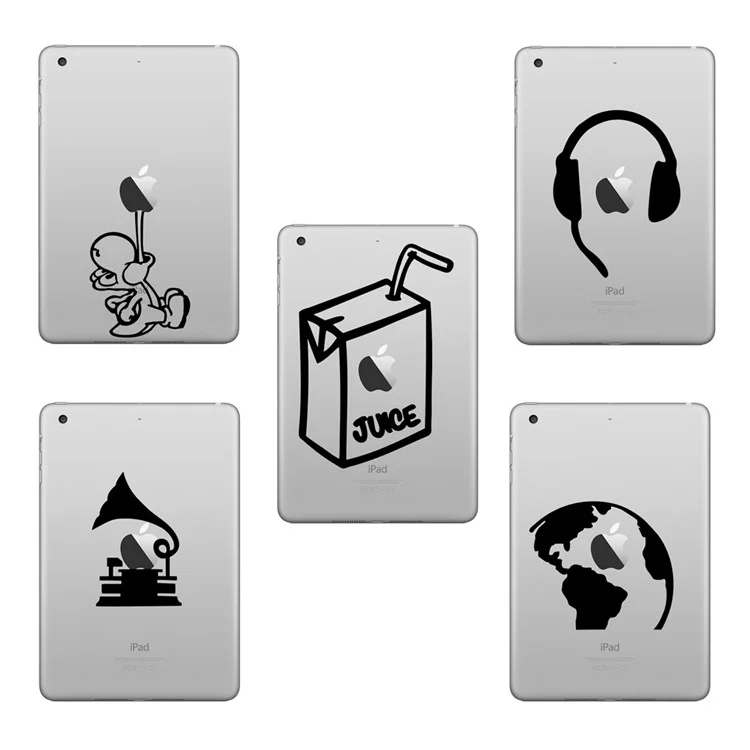 HAT PRINCE Creative Decal Sticker for iPad 9.7 (2017)/iPad Air 2/iPad Mini 5 etc. - Cartoon Figure