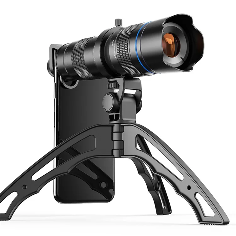 APEXEL HD Metal 20-40x Zoom Telescopio Objetivo Teleobjetivo Monocular Lente de Cámara para iPhone Samsung Huawei