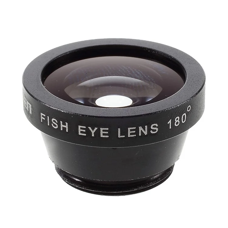 PICKOGEN HE-077-UV Fisheye + Macro + Wide Angle Camera Lens with LED for iPhone Samsung - Pink