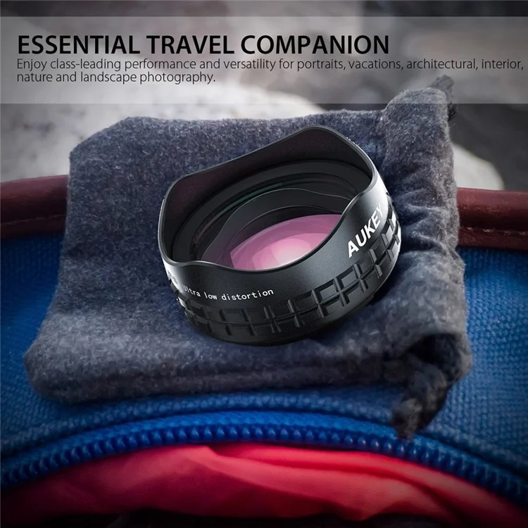 AUKEY PL-WD03 110° Wide Angle Lens with Case and Clip for iPhone 6s/6