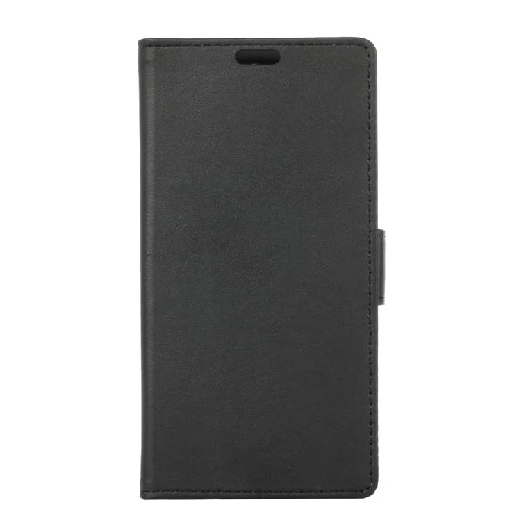 Wallet Leather Stand Case for Vodafone Smart N9 - Black