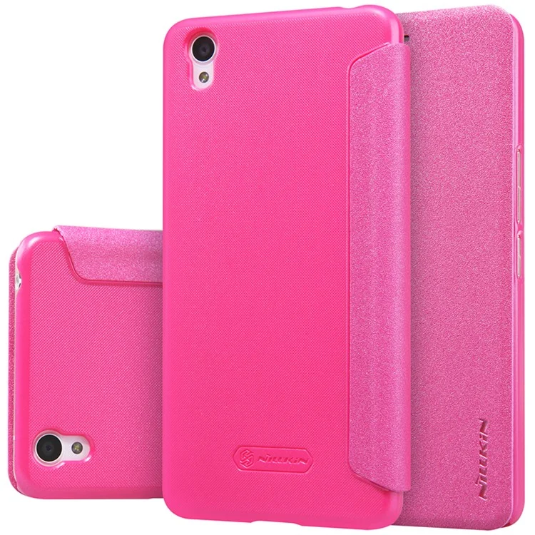 NILLKIN Sparkle Series for OnePlus X Smart Leather Case Accessory - Rose