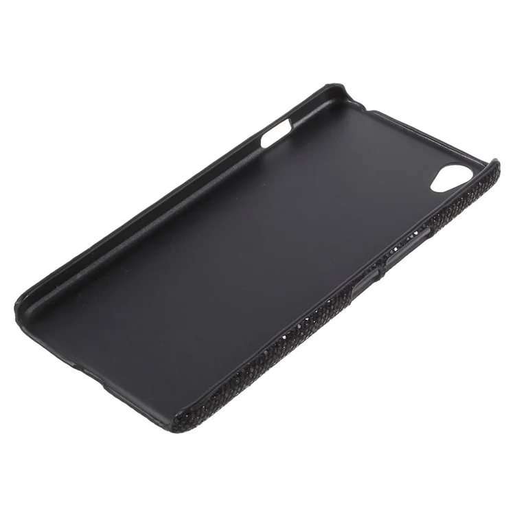 Glittery Sequins Coated Hard Case Cover for OnePlus X - Black