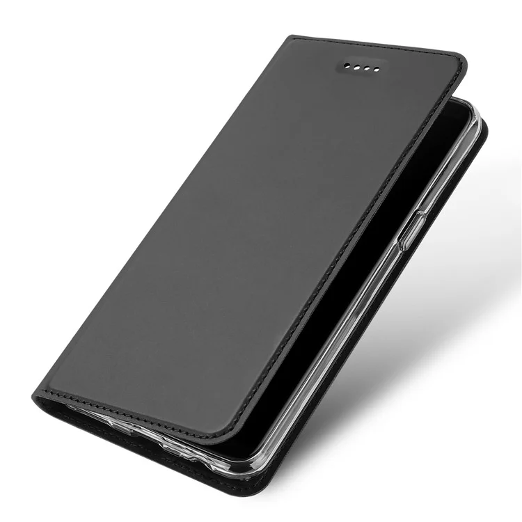 DUX DUCIS Skin Pro Series Stand Card Holder Leather Case for OnePlus 5T - Grey
