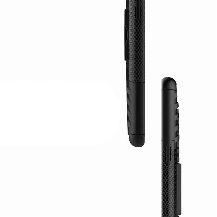 Reifenmuster 2-in-1 PC + TPU Hybrid-telefonhülle Mit Kickstand Für OnePlus 5T - Schwarz