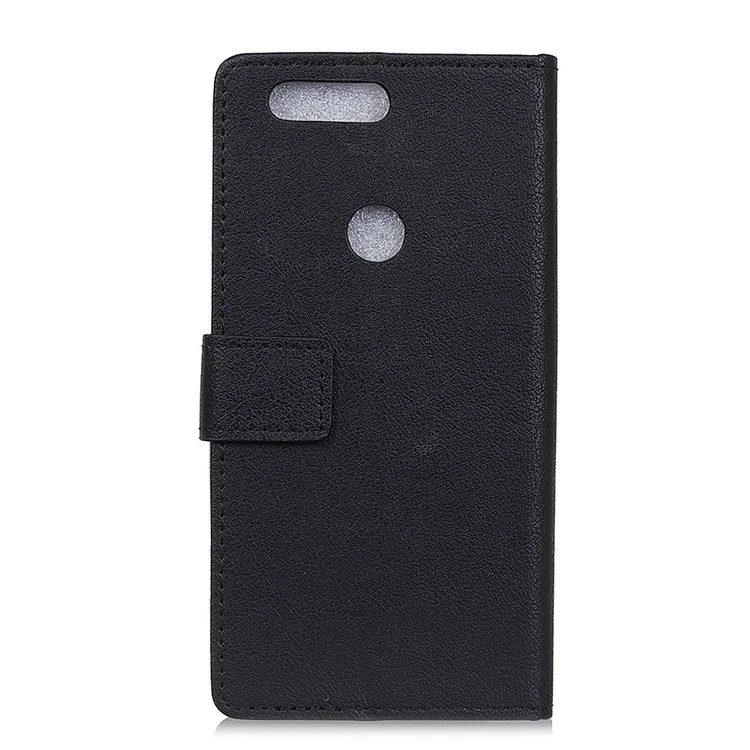 Wallet Leather Stand Case for OnePlus 5T - Black