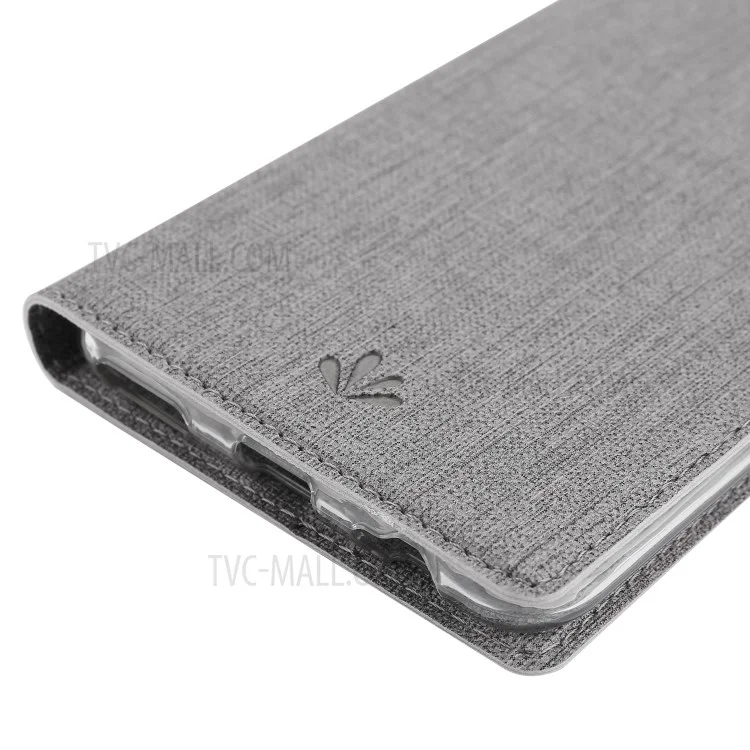 Vili DMX Cross Texture Tard Sport Stand de Cuero Para OnePlus 5T - Gris