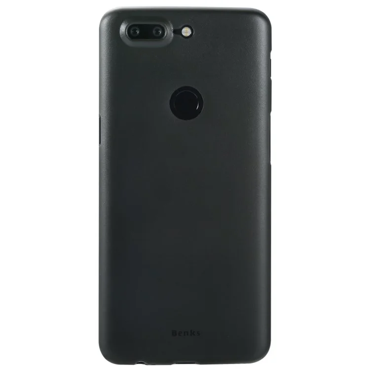 BENKS Magic Lollipop 0.4mm Matte PP Back Cover for OnePlus 5T - Black