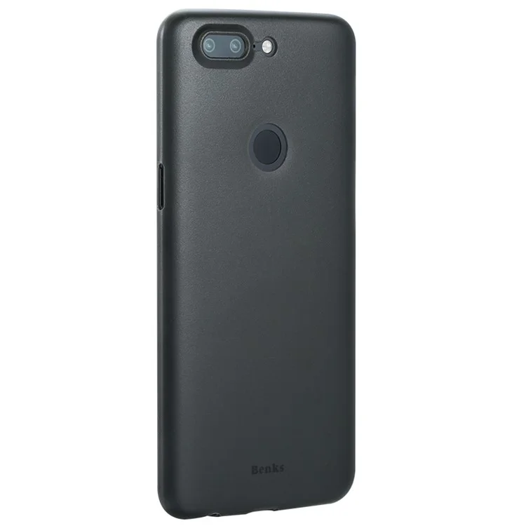 BENKS Magic Lollipop 0.4mm Matte PP Back Cover for OnePlus 5T - Black