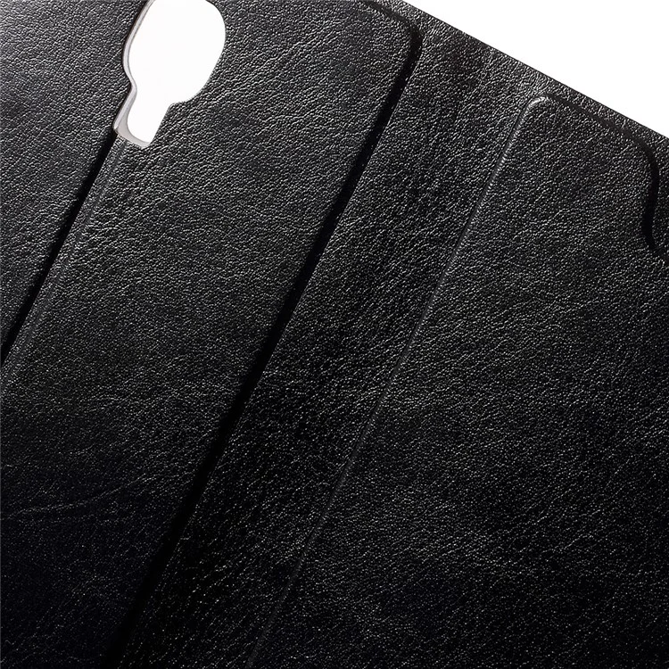 Crazy Horse Leather Card Holder Stand Case for OnePlus 3T / 3 - Black