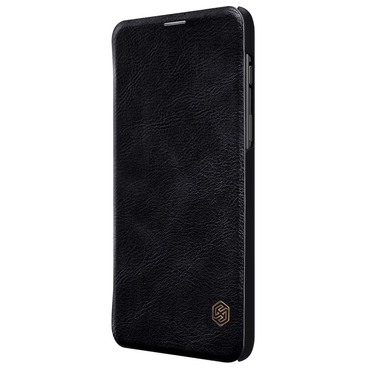 NILLKIN Qin Series Leather Card Holder Case for OnePlus 6 - Black