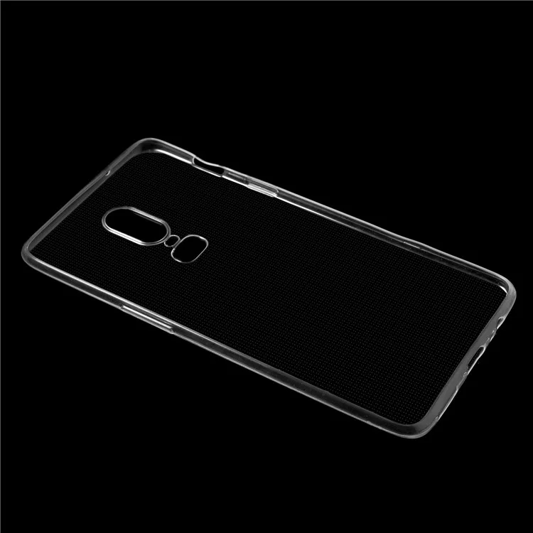 Transparent - Ultra-thin Clear Soft TPU Back Case Protector for OnePlus 6