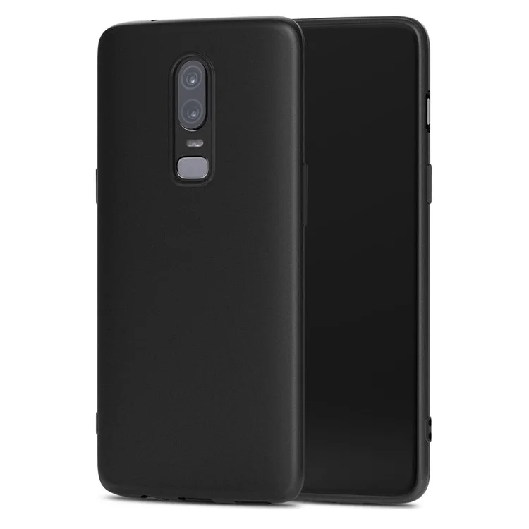 X-LEVEL Ultra-thin Frosted TPU Case for OnePlus 6 - Black
