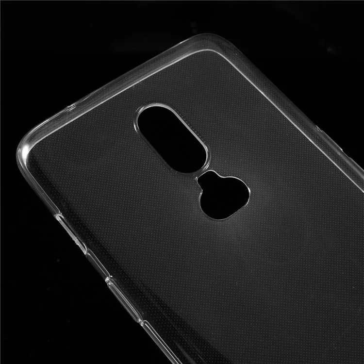 100Pcs/Set Clear TPU Mobile Phone Cases with Non-slip Inner for OnePlus 6