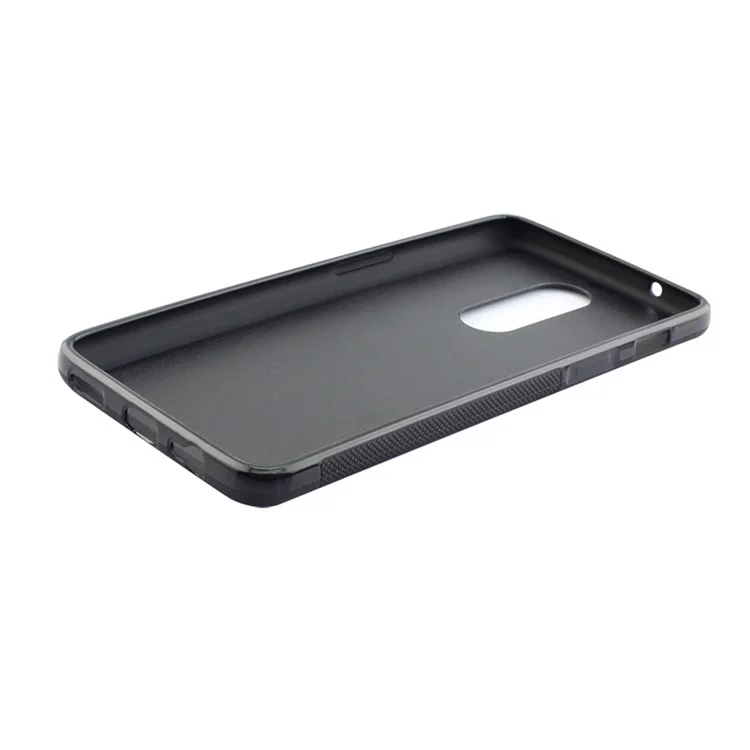 Black - Anti-slip Matte TPU + PC Hybrid Case for OnePlus 6