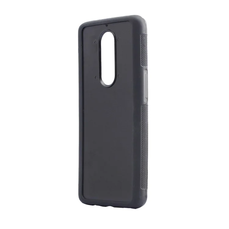 Black - Anti-slip Matte TPU + PC Hybrid Case for OnePlus 6