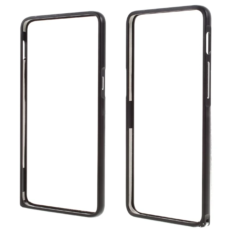 Hippocampal Buckle Aluminium Alloy Metal Bumper for OnePlus 3 - Black