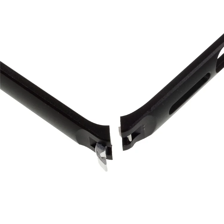 Hippocampal Buckle Aluminium Alloy Metal Bumper for OnePlus 3 - Black
