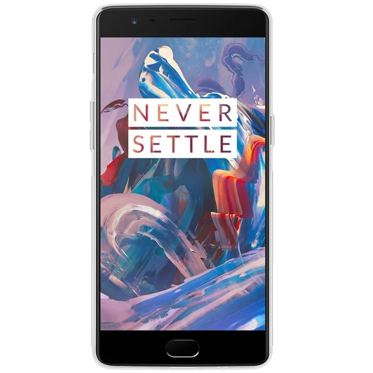 NILLKIN 0.6mm Nature Soft TPU Skin Case for OnePlus 3 / 3T  - Transparent