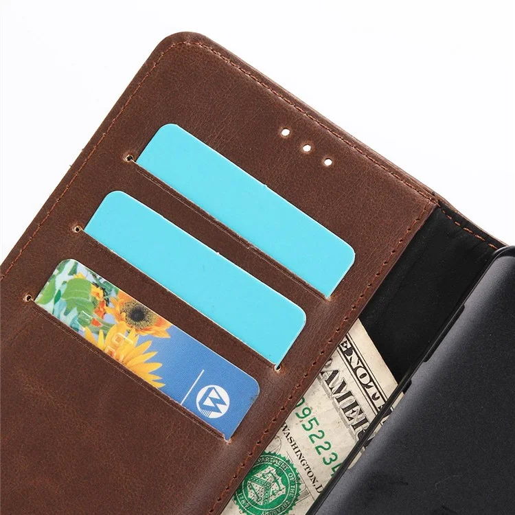 Retro Style Stand Leather Shell Cover for OnePlus 3T / 3 - Coffee