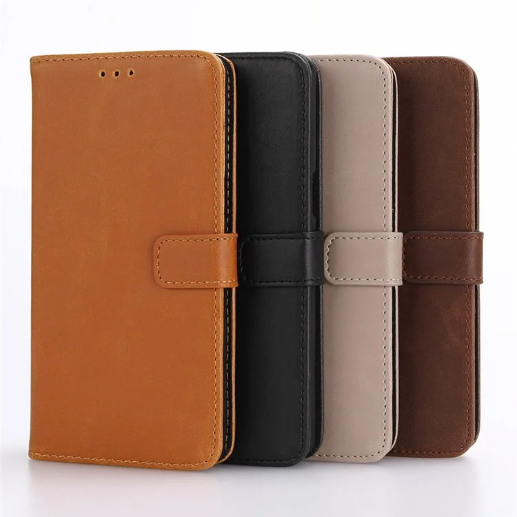 Retro Style Stand Leather Shell Cover for OnePlus 3T / 3 - Coffee