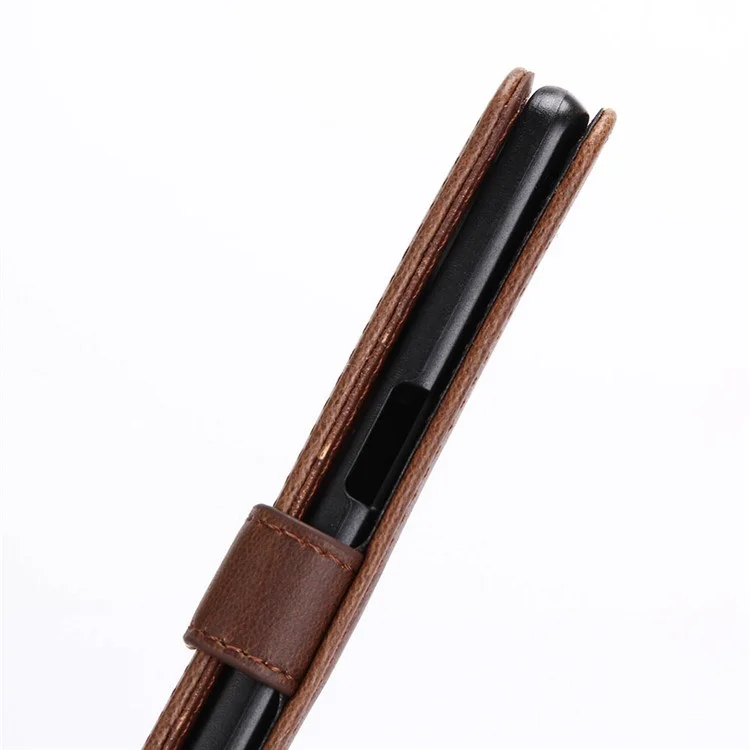 Retro Style Stand Leather Shell Cover for OnePlus 3T / 3 - Coffee