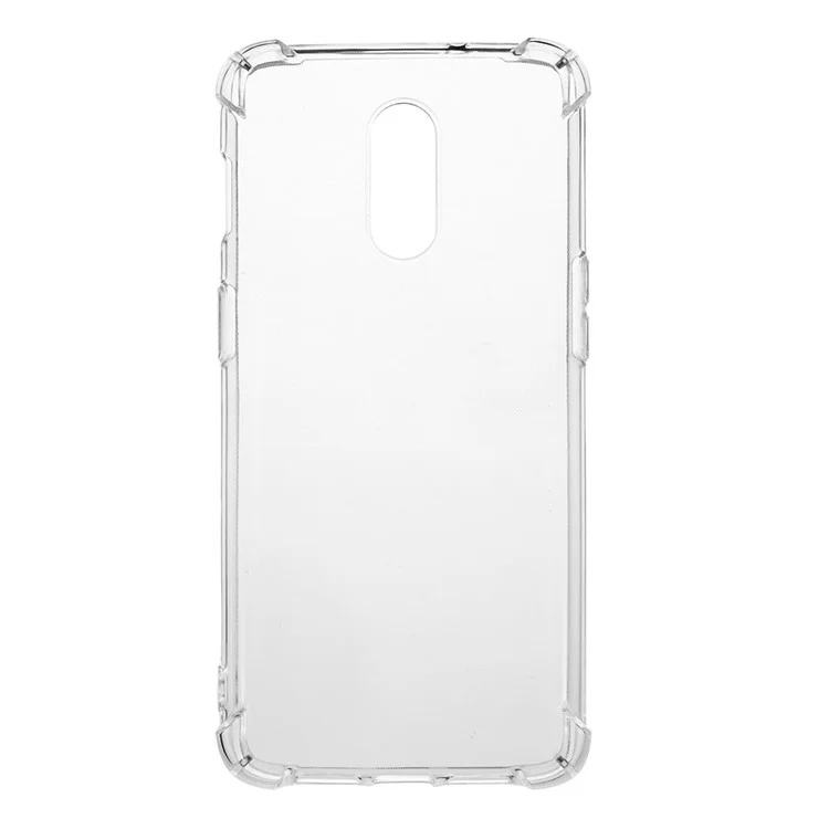 Cara de Carcaça de TPU de Absorção de Choque Clara Para o OnePlus 7 - Transparente