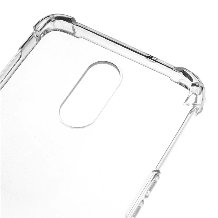 Clear Shock Absorption Soft TPU Casing for OnePlus 7 - Transparent