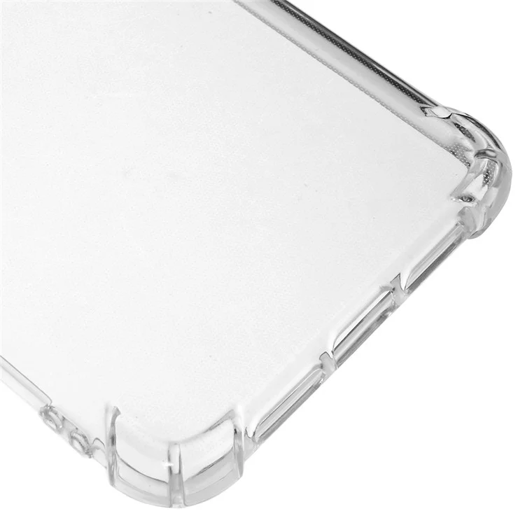 Clear Shock Absorption Soft TPU Casing for OnePlus 7 - Transparent