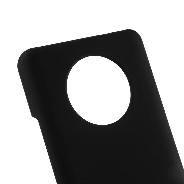 Cobertura de Capa de PC Rígida Emborrachada Para OnePlus 7T - Preto