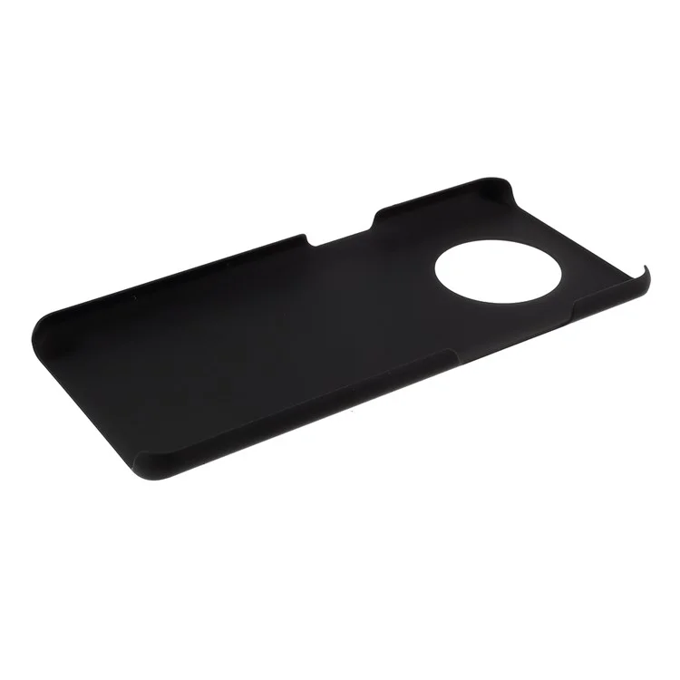 Cubierta de Teléfonos Con Caja de PC Dura de Goma Para OnePlus 7T - Negro