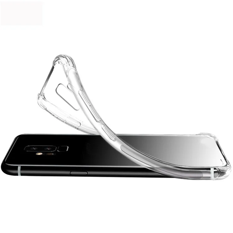 IMAK para OnePlus 7T Capa de telefone macio TPU anti-queda silky [com película protetora de tela] - Transparente