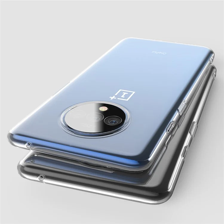 X-LEVEL Anti-slip Soft TPU Cell Phone Covering for OnePlus 7T - Transparent