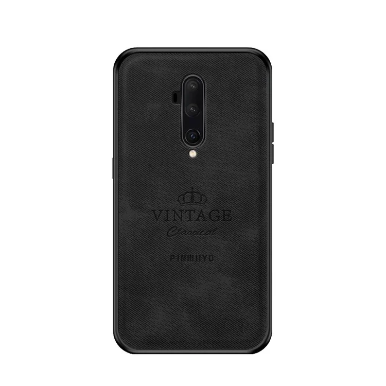 PINWUYO Serie Honorable Híbrida Antirrotura Carcasa Trasera para OnePlus 7T Pro - Negro 