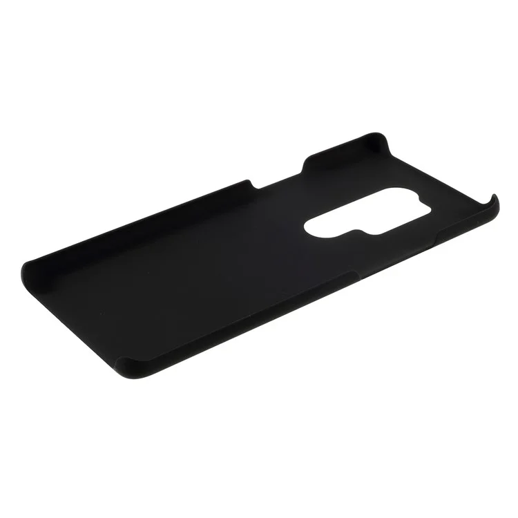 Custodia di Telefono Cellulare in Plastica Gommata Per OnePlus 8 Pro - Nero