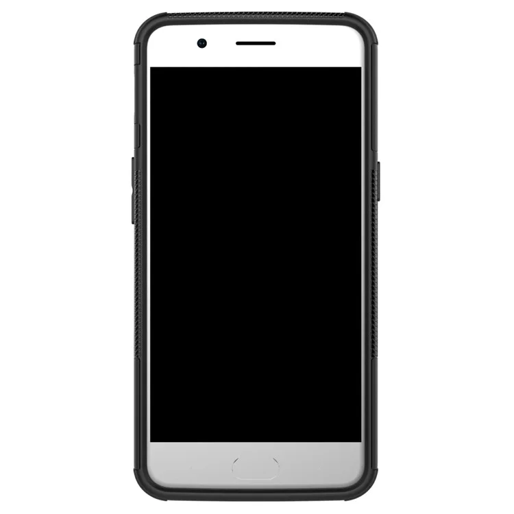 Case de Teléfonos Híbridos de Patrón de Neumáticos 2-en-1 PC + TPU Para OnePlus 5 - Negro