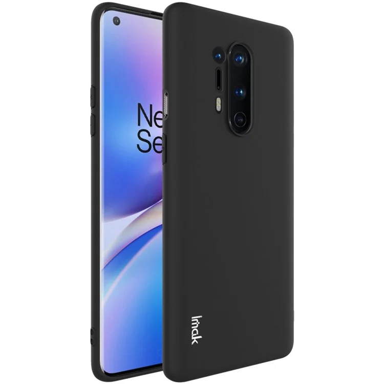 IMAK UC-1 Série de Cobertura de Cobertura TPU Phone Shell Para OnePlus 8 Pro - Preto