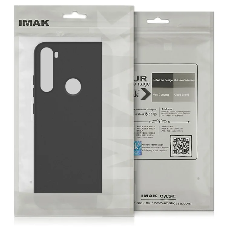 IMAK UC-1 Series Frosting Case TPU Phone Shell for OnePlus 8 Pro - Black