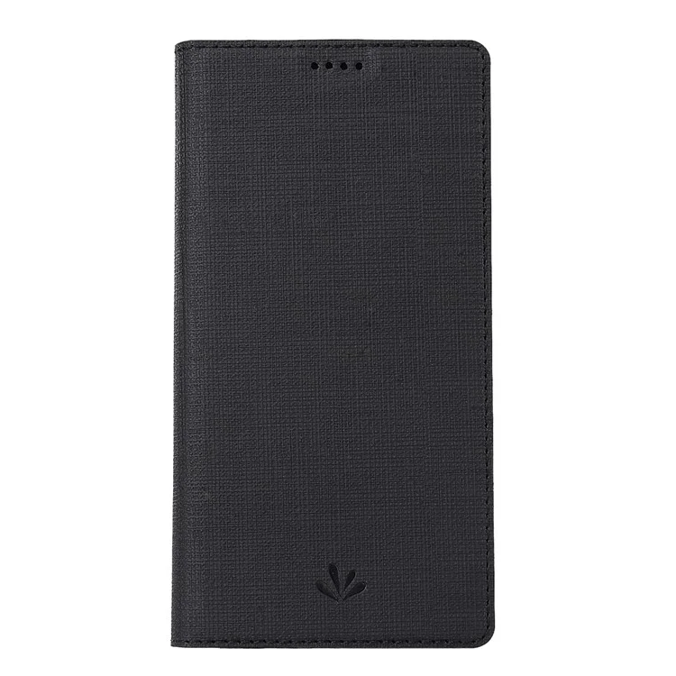 VILI DMX Cross Texture Leather Stand Case for OnePlus 8 - Black