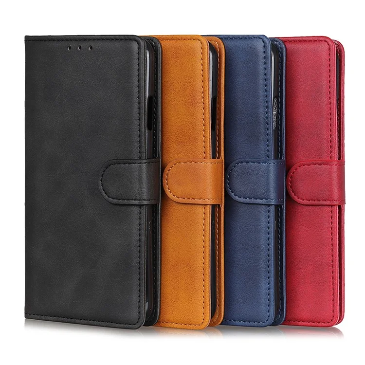 PU Leder Magnetic Wallet Stand Handy Schutzhülle Für OnePlus Nord - Schwarz