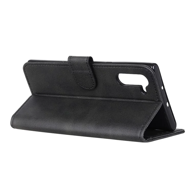 PU Leder Magnetic Wallet Stand Handy Schutzhülle Für OnePlus Nord - Schwarz