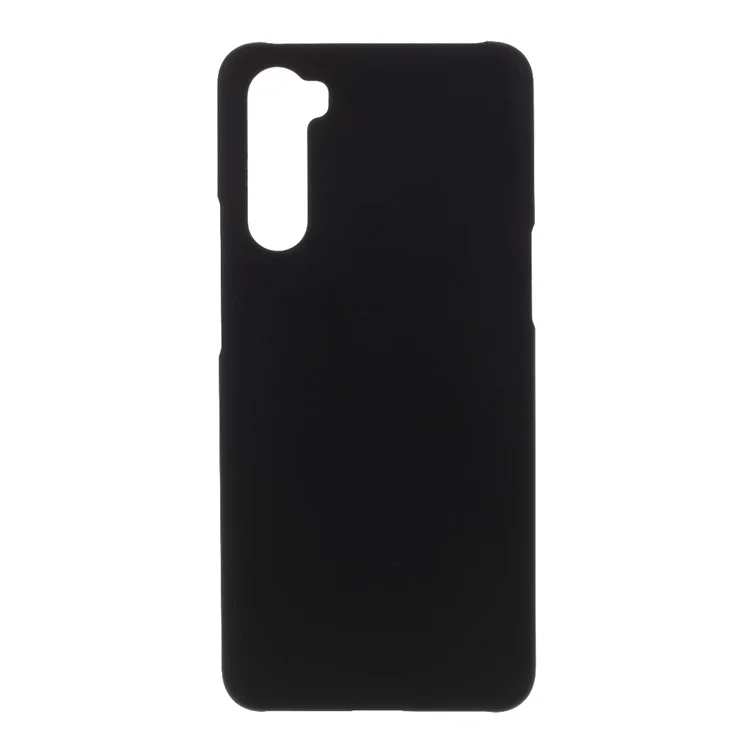 Rubberized Hard PC Back Phone Case for OnePlus Nord - Black