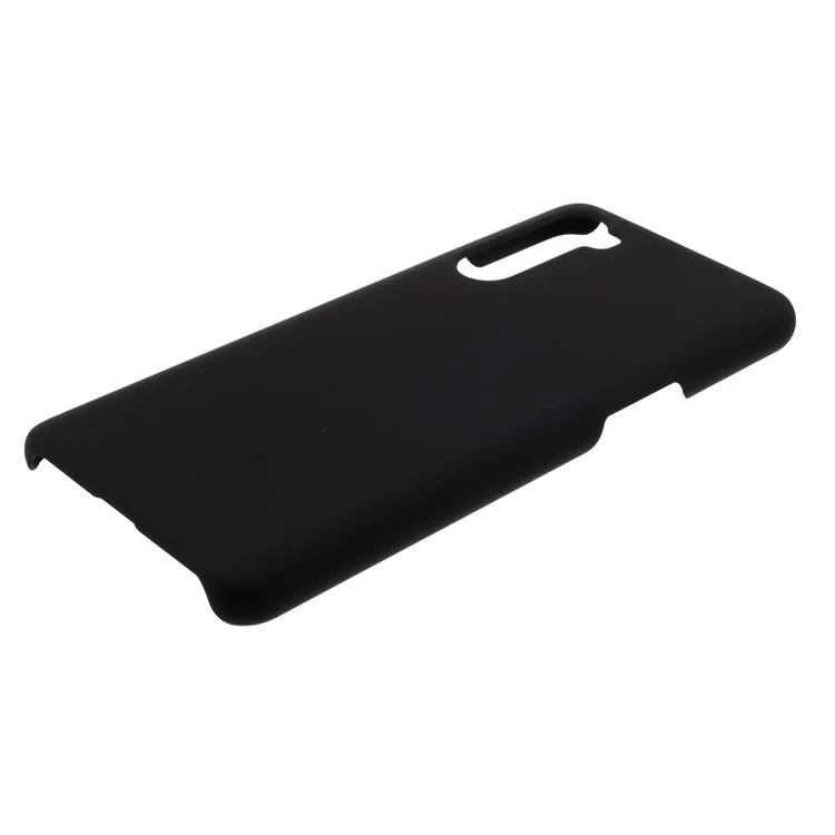 Rubberized Hard PC Back Phone Case for OnePlus Nord - Black