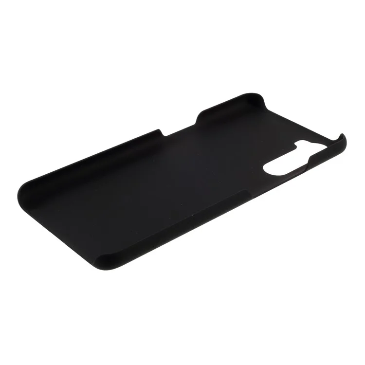 Rubberized Hard PC Back Phone Case for OnePlus Nord - Black