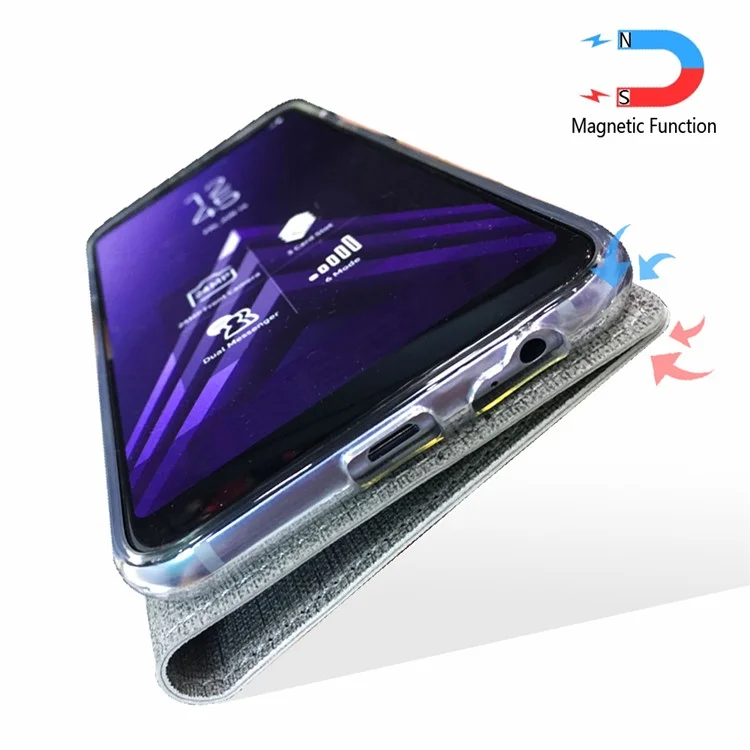 Capa de Couro Stand Shell Cross Texture VILI DMX para OnePlus Nord/Z/8 Nord 5G - Cinza