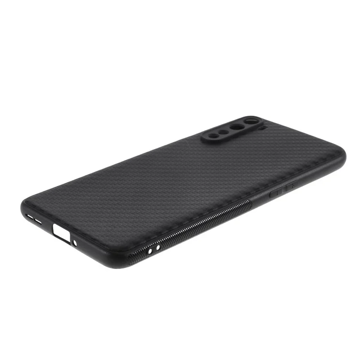 Protetor de Capa Back de Fibra de Carbono TPU para OnePlus Nord