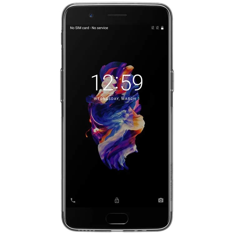 NILLKIN 0.6mm Nature TPU Mobile Phone Case Cover for OnePlus 5 - White