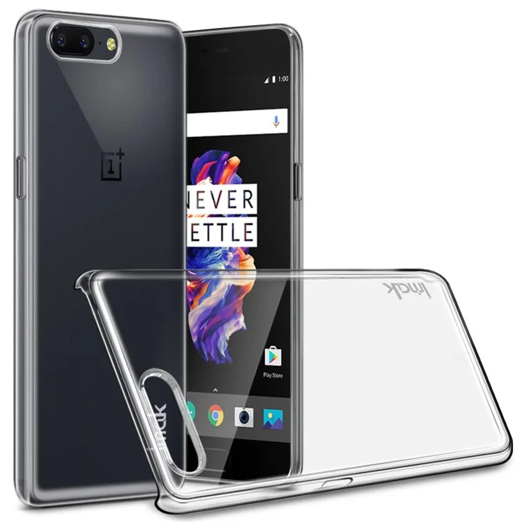 IMAK Crystal Clear Hard Plastic Case Wear Resistant for OnePlus 5